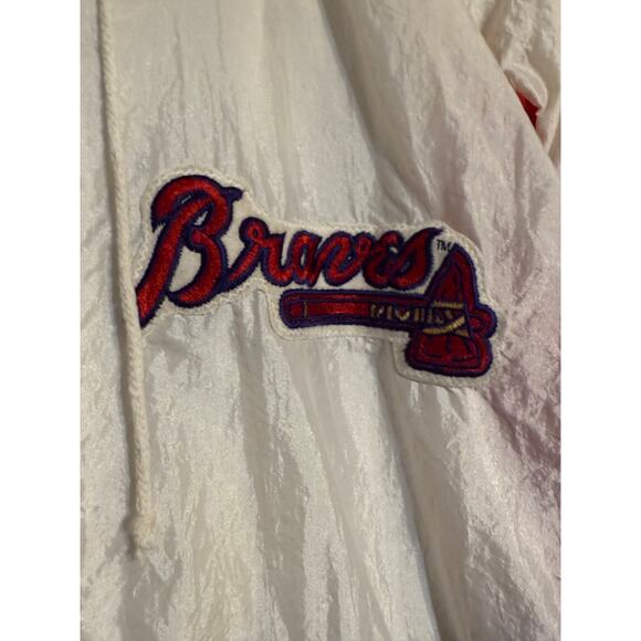 Vintage Atlanta Braves Windbreaker Women's Medium - Picture 2 of 12